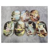 7- BRADBURY MINT ANGEL PLATES