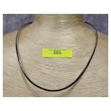 STERLING SILVER COLLAR NECKLACE, 17.5 GRAMS