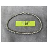 7' STERLING SILVER BRACELET