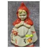 12' RED RIDING REPRO COOKIE JAR