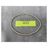 7' STERLING SILVER BRACELET