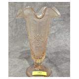 8' FENTON GLASS STRETCH CARNIVAL VASE
