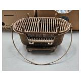 VINTAGE CAST IRON HIBACHI GRILL