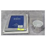 SILVERPLATE FRAME & SIPPY CUP LOT