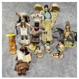 LOT OF ASST. NATIVE AMERICAN CERAMIC FIGURES