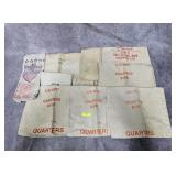 LOT OF ASST. CLOTH BANK & OTHER BAGS