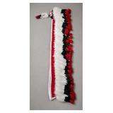 ~66' NATIVE AMERICAN BEADED & FEATHER HEAD DRESS