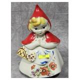 VINTAGE 13' HULL RED RIDING HOOD COOKIE JAR