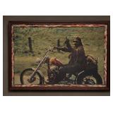 38' X 25' FRAMED EASY RIDER'S POSTER