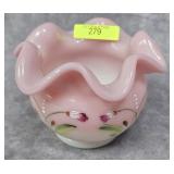 5' NANCY FENTON GLASS ROSALINE VASE