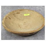10' VINTAGE WOODEN DOUGH BOWL