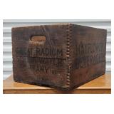 VINTAGE MAYFLOWER BEVERAGES WOODEN CRATE