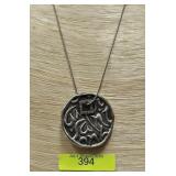 HEAVY 16' STERLING SILVER NECKLACE, 24 GRAMS