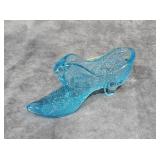 6' FENTON GLASS CAT SLIPPER