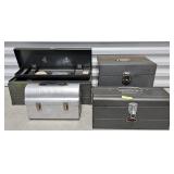 LOT OF 4- CRAFTSMAN & OTHER LUNCH & TOOLBOXES