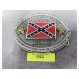 4' NC CONFEDERATE BELT BUCKLE