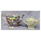 2- ROYAL WINTON 'CHINTZ' STYLE TEAPOTS
