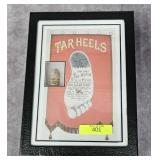 TARHEELS ROLL OF HONOR FRAMED BULLET