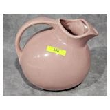 8' VINTAGE PINK STONEWARE PITCHER