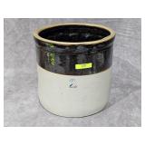 2-GALLON NORTHERN STONEWARE PICKLE CROCK
