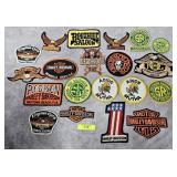 ASST.. HARLEY-DAVIDSON & RAILWAY PATCHES