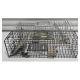 PAIR OF 24' MEDIUM SIZE LIVE CRITTER TRAPS