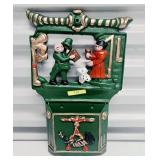14' CAST IRON WALL MAIL BOX