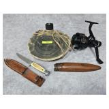 GARICA SPINNING REEL, QUEEN STEEL KNIFE & MORE