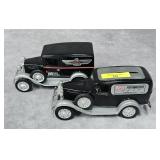 2- ERTL & LIBERTY CLASSICS DIECAST CAR BANKS
