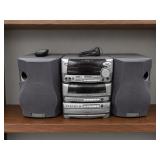 SHARP CD-DK890 STEREO SYSTEM W/ REMOTE