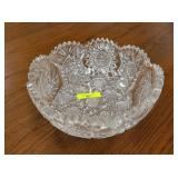 8' AMERICAN BRILLIANT GLASS BOWL