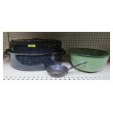 3- PC. LOT OF VINTAGE ENAMEL-WARE