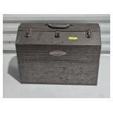 VINTAGE CRAFTSMAN METAL ACCORDION TOOLBOX