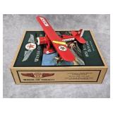 ERTL WINGS OF TEXACO DIECAST 1931 STEARMAN PLANE