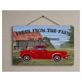 16' X 23' WOODEN FARM PLAQUE