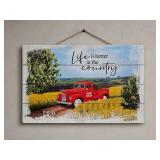 16' X 23' WOODEN FARM PLAQUE