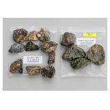 LOT W/ CHEETAH OPALS & DRAGON'S BLOOD JASPER STONE
