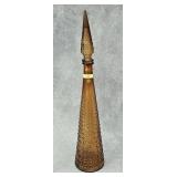 22' EMPOLI ITALIAN ART GLASS DECANTER