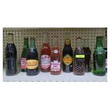 LOT OF 10- ASST. VINTAGE DRINK BOTTLES, FULL