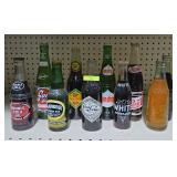 LOT OF 10- ASST. VINTAGE DRINK BOTTLES, FULL