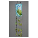 22' GLASS PEACOCK SUN CATCHER