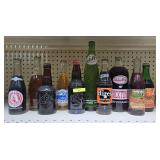 LOT OF 10- ASST. VINTAGE DRINK BOTTLES, FULL