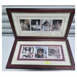 PAIR OF  12' x 22' NORMAN ROCKWELL FRAMED PRINTS