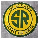 10' PORCELAIN SOUTHERN RAILWAYS SIGN
