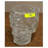 6' GLASS SKULL BEER PITCHER