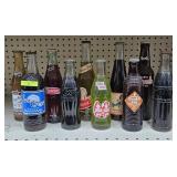 LOT OF 10- ASST. VINTAGE DRINK BOTTLES, FULL