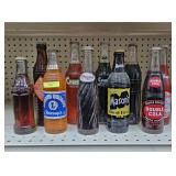 LOT OF 10- ASST. VINTAGE DRINK BOTTLES, FULL