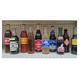 LOT OF 10- ASST. VINTAGE DRINK BOTTLES, FULL