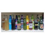 LOT OF 10- ASST. VINTAGE DRINK BOTTLES, FULL