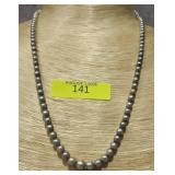 18' VINTAGE GRADUATED PEARL NECKLACE